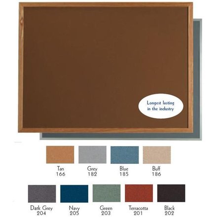AARCO Aarco Products OW4848166 Vinyl Impregnated Cork - VIC - Bulletin Board - Tan OW4848166